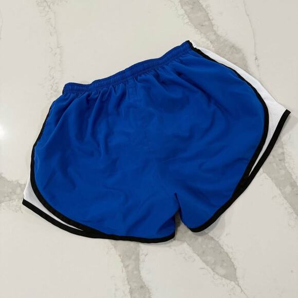 Nike Dri-Fit Tempo Running Shorts Women's Medium Blue/White Activewear Workout - Picture 4 of 8